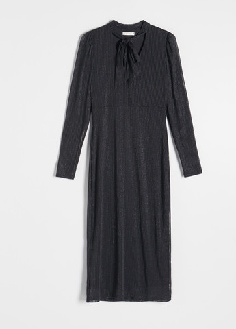 Чорна кежуал сукня Reserved в смужку