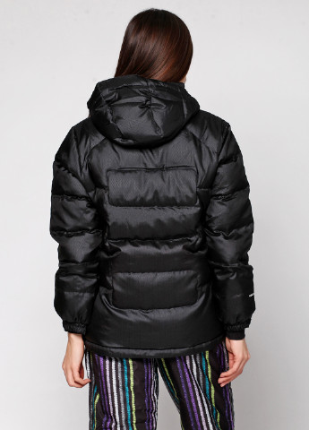 Черная зимняя куртка лыжная Columbia