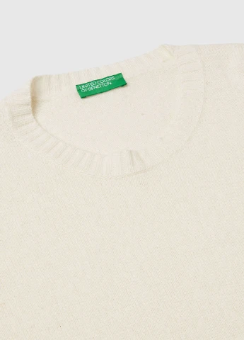 Молочный демисезонный джемпер джемпер United Colors of Benetton