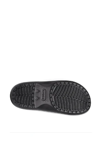 Черные кэжуал шлепанцы Crocs