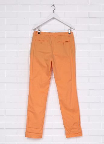 Оранжевые кэжуал демисезонные прямые брюки Gant