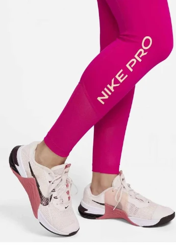 Розовые демисезонные леггинсы fb5687-615 Nike