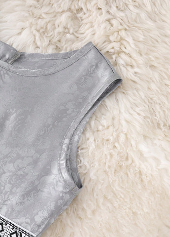 Сріблястий демісезонний комплект (накидка, сукня) SHEIN