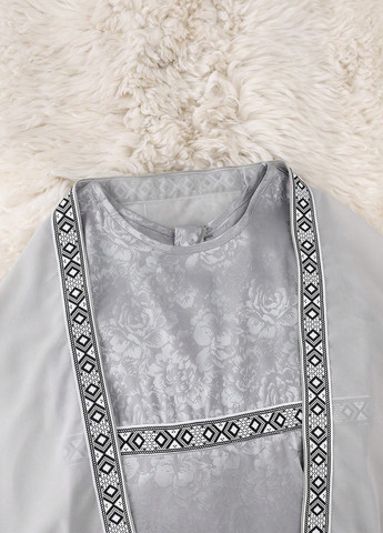 Сріблястий демісезонний комплект (накидка, сукня) SHEIN