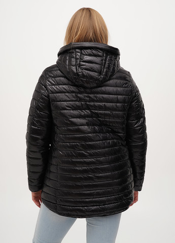 Чорна демісезонна куртка двостороння Minority