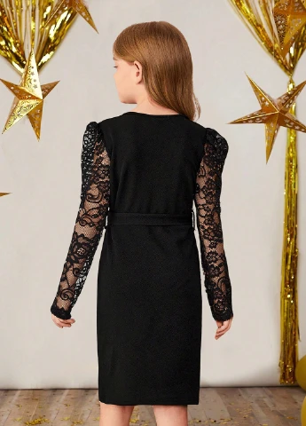 Чорна сукня SHEIN (342068046)
