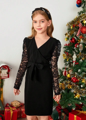 Чорна сукня SHEIN (342068046)