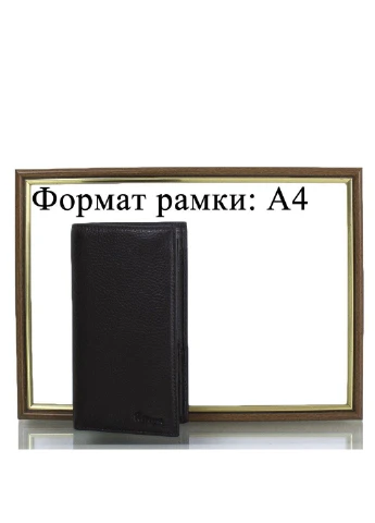 Мужское кожаное портмоне 10х18,5х1,5 см Karya (232989681)
