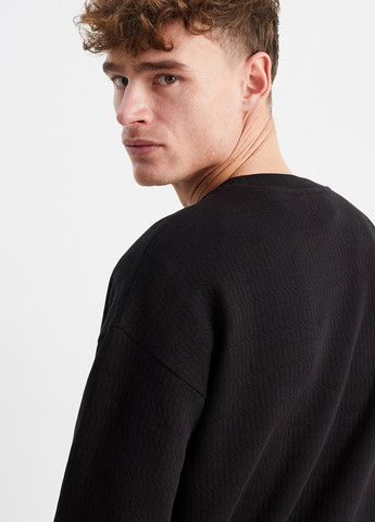 Чорний світшот C&A однотонний без декору (316739925)