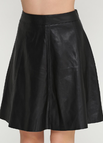 Черная кэжуал юбка H&M мини