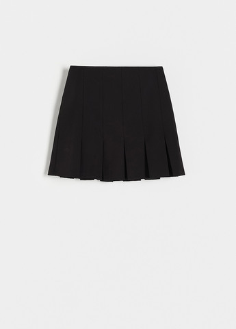 Черная кэжуал однотонная юбка Reserved клешированная