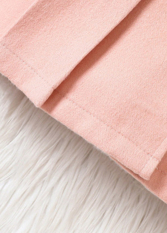 Розовое зимнее Пальто однобортное SHEIN