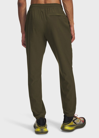 Зеленые спортивные демисезонные джоггеры брюки Under Armour