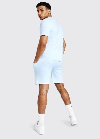 Голубая футболка Boohoo