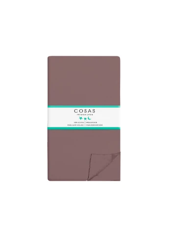 Комплект полуторної постільнї білизни на ризинці Delta Color Chocolate 160x220 см (4822052081174) Cosas (251851656)