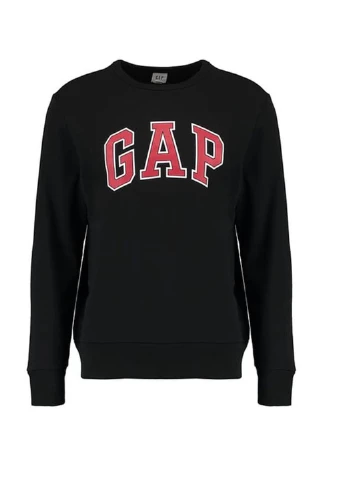 Чорний світшот Gap напис (58458993)