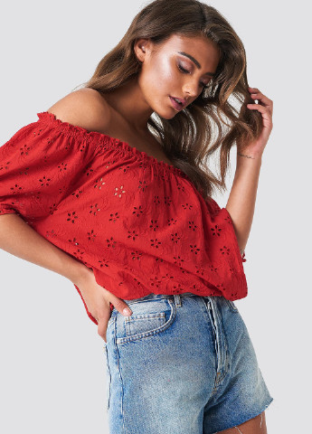 Червона літня блуза Rut & Circle