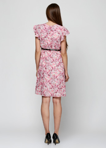 Розовое кэжуал платье Uttam Boutique с цветочным принтом