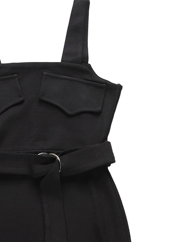 Черное кэжуал платье силуэтная Lost Ink однотонное