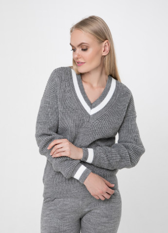 Світло-сірий демісезонний пуловер пуловер Sewel