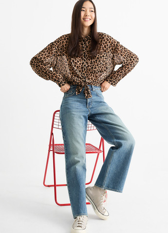 Світло-коричнева блуза C&A