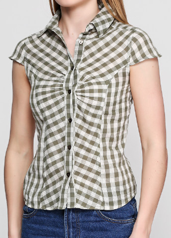 Оливковая (хаки) летняя блуза OVS