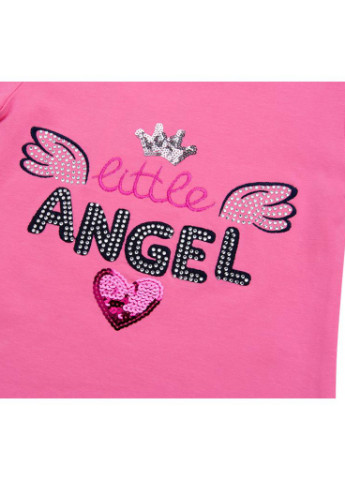 Синий демисезонный костюм десткий кофта с брюками "little angel" (8261-116g-blue-pink) Breeze