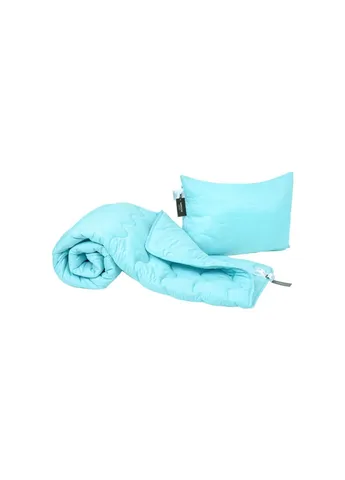 Ковдра Набір BamBoo №1682 Eco Light Blue Ковдра 140х205 + подушка (2200002655569) Mirson (254080936)