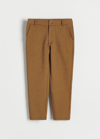 Светло-коричневые кэжуал демисезонные брюки зауженные Reserved