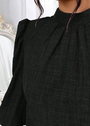 Чорна блуза SHEIN