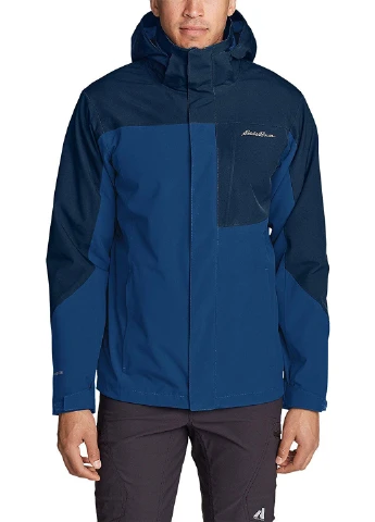 Темно-синяя зимняя куртка Eddie Bauer