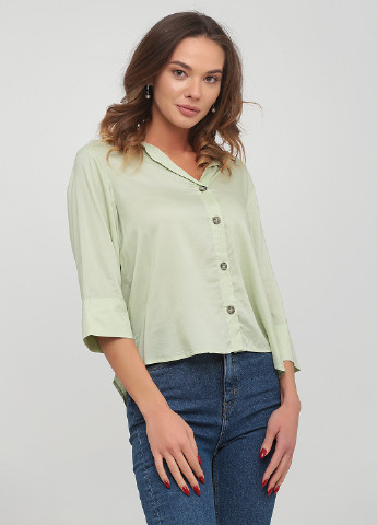 Светло-зелёная блуза H&M