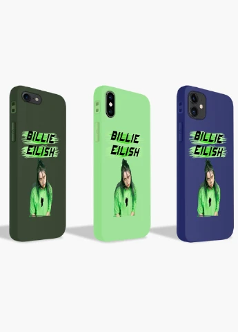 Чехол силиконовый Apple Iphone Xs Max Билли Айлиш (Billie Eilish) Белый (8226-1207) MobiPrint (219356264)