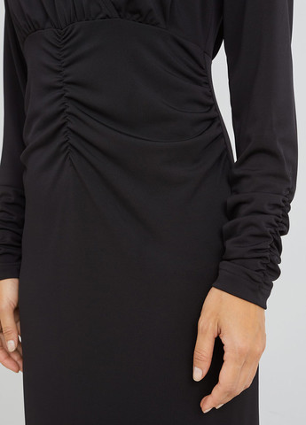 Чорна кежуал сукня C&A однотонна