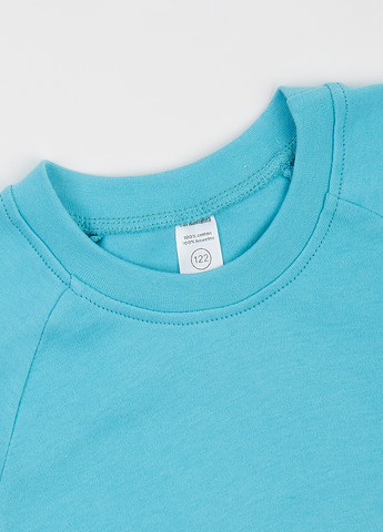 Блакитний світшот Garnamama персонажі без декору (369145592)