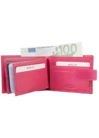 Женская кожаная визитница 11х8,2х2,5 см Karya (255710210)
