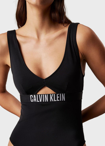 Чорний літній купальник суцільний Calvin Klein