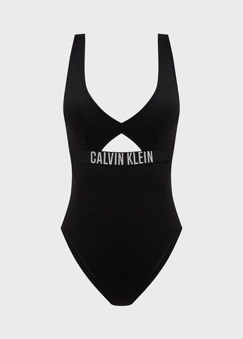 Чорний літній купальник суцільний Calvin Klein