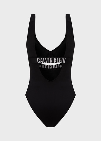 Чорний літній купальник суцільний Calvin Klein