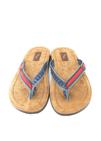 Синие джинсовые вьетнамки No Brand