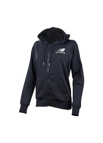Черная демисезонная кофта essentials fz New Balance