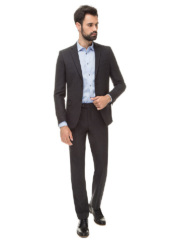Черный демисезонный костюм (пиджак, брюки) брючный VD One