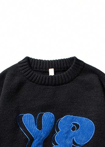 Чорний демісезонний джемпер джемпер SHEIN