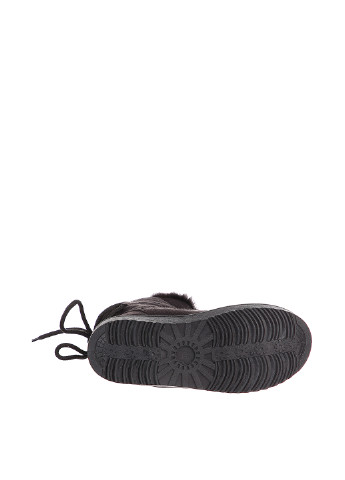 Черные полусапоги Art Bella с мехом, со шнуровкой