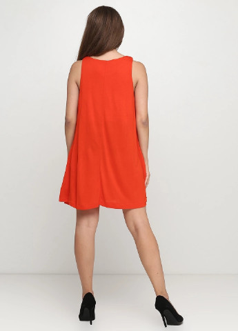 Червона кежуал сукня а-силует H&M однотонна