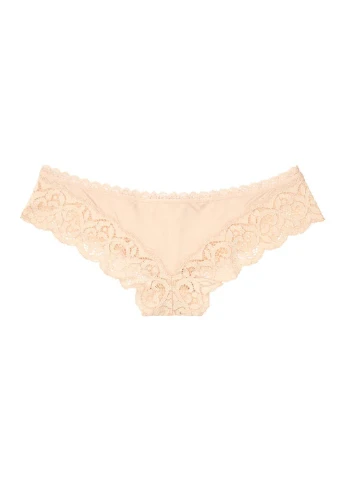 Бежевий демісезонний комплект (бюстгальтер, труси) Victoria's Secret