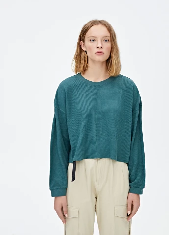 Зеленый демисезонный джемпер джемпер Pull & Bear