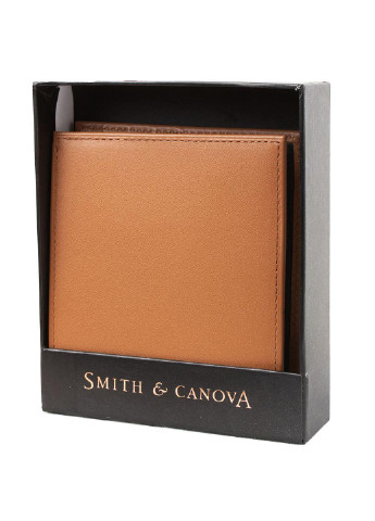 Чоловічий шкіряний гаманець 11,5х9,5х2 см Smith&Canova (252133295)