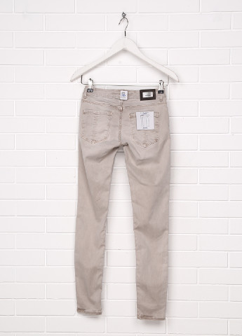 Серо-бежевые джинсовые демисезонные зауженные брюки Silvian Heach