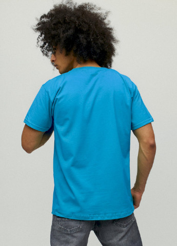 Світло-синя футболка чоловіча YAPPI
